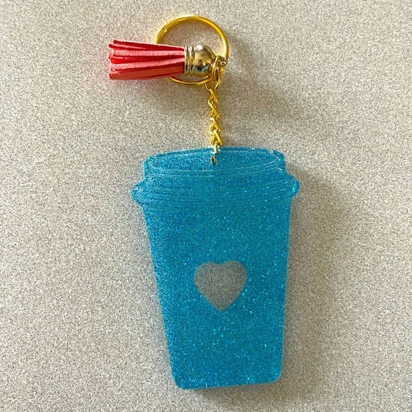 **SPECIAL DEAL** Handmade Coffee Cup Keychain - Please read description - Picture 1 of 3